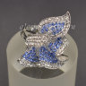 Коктейльное кольцо с кристаллами Сваровски 31659. Оптом.
