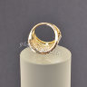 Коктейльное кольцо с кристаллами Сваровски 31741. Оптом.